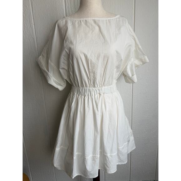 Free People Full Time Fun Cotton Poplin Minidress, XS - Picture 3 of 7